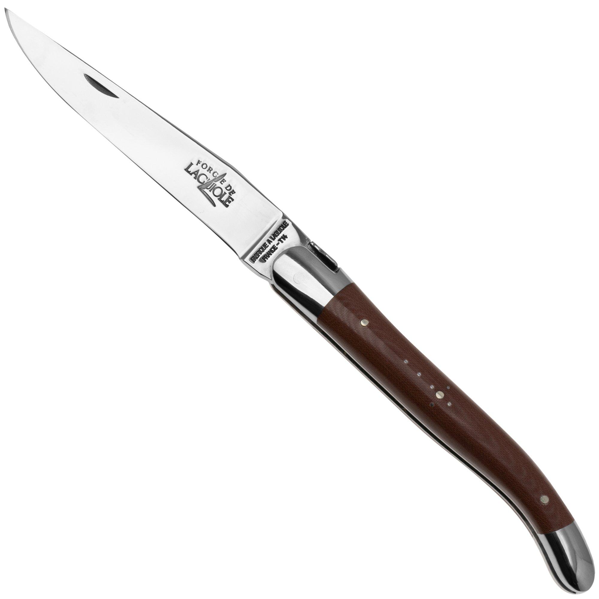 Forge de Laguiole 1211INTCCHOB 11cm, chocolate brown micarta