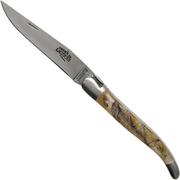 Forge de Laguiole 12 cm 1212INBESAT Corno d'ariete coltello Laguiole