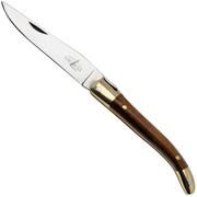 Forge de Laguiole LA127PI Pistachio Wood, polished, Laguiole pocket knife, 7 cm