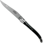 Forge de Laguiole 129INTCNOIBRI 9cm, black micarta, laguiole knife