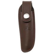 Forge de Laguiole Aubrac LAA2CH Chocolate, leather belt sheath for 11 cm pocket knives