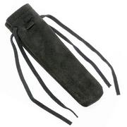 Forge Laguiole funda para cuchillo de cuero suave, negro