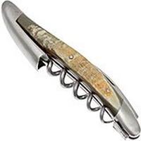 Image for Forge de Laguiole SOM1CASAT, sommelier knife matted, Aubrac-cow horn