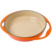 Le Creuset tatin dish, 25 cm, orange-red