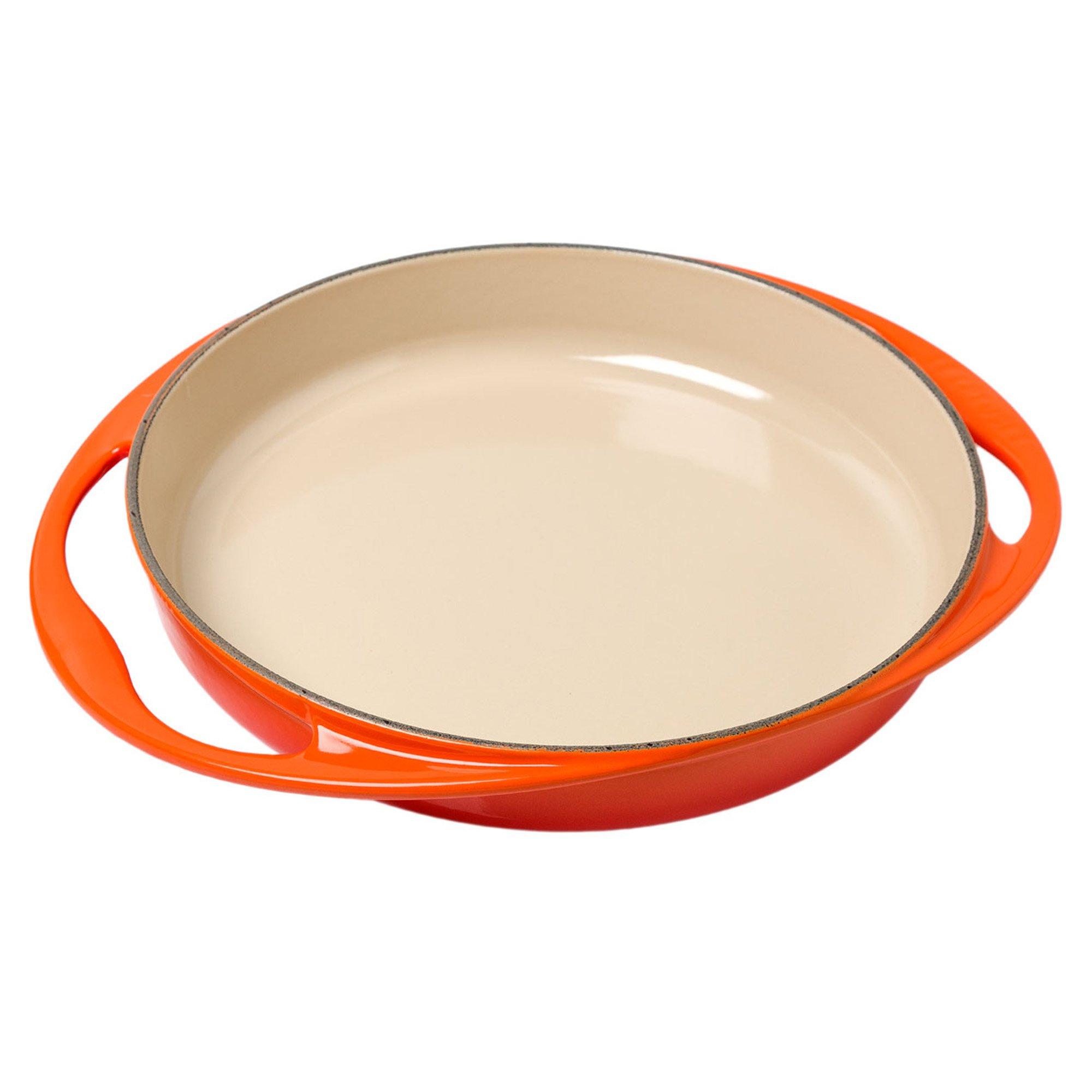 Le Creuset Moule à tarte tatin rond en fonte émaillée de 24,5 cm