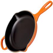 Le Creuset Gusseisen Stielkasserolle 23 cm rund, orange-rot