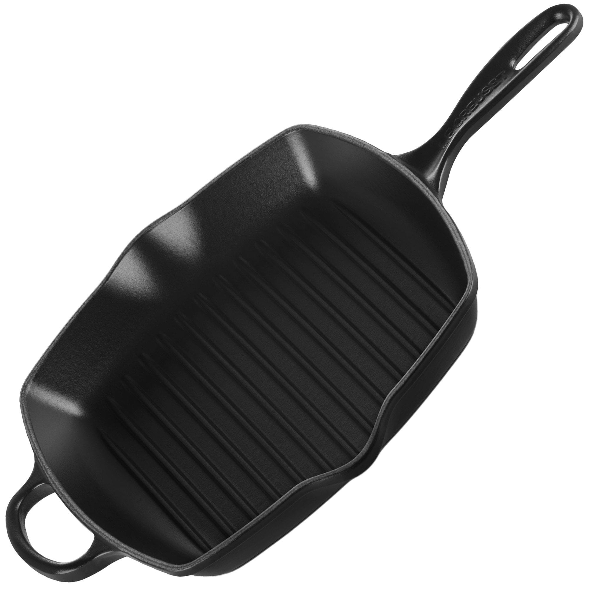 Le Creuset grill pan/skillet 26cm square, black