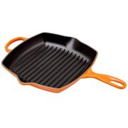 Le Creuset Grillpfanne 26cm viereckig, orange