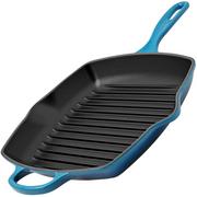 Le Creuset Signature square grill pan/skillet, 26 cm, azure