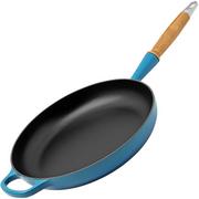 Le Creuset Signature poêle à frire, 28 cm, 2.6L, bleu azur