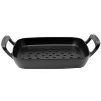 Image pour Le Creuset BBQ Outdoor Collection 20271300000005 Cast Iron Square Grilling Pan, poêle à griller perforée, 30 cm
