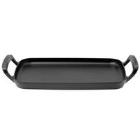 Image for Le Creuset BBQ Outdoor Collection 20276400000005 Cast Iron Rectangular Baking Tray, 40 cm
