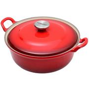 Le Creuset Faitout Bratentopf 24 cm, 2,4 l rot