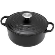 Le Creuset Bräter/Cocotte 20 cm, 2,4 l schwarz