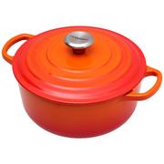 Le Creuset casserole-cocotte 20cm, 2,4 l orange