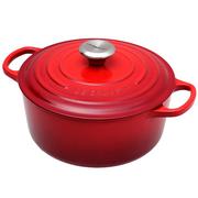 Le Creuset casserole - cocotte 24 cm, 4.2 L red