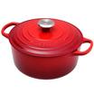 Le Creuset braadpan - cocotte 24cm, 4,2L rood