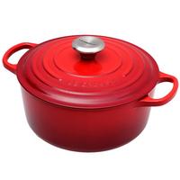 Image for Le Creuset casserole - cocotte 24 cm, 4.2 L red