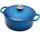 Le Creuset braadpan - cocotte 24cm, 4,2L blauw