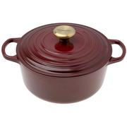 Le Creuset Signature 21177249494441 Garnet, casserole/cocotte, 24 cm, 4.2L