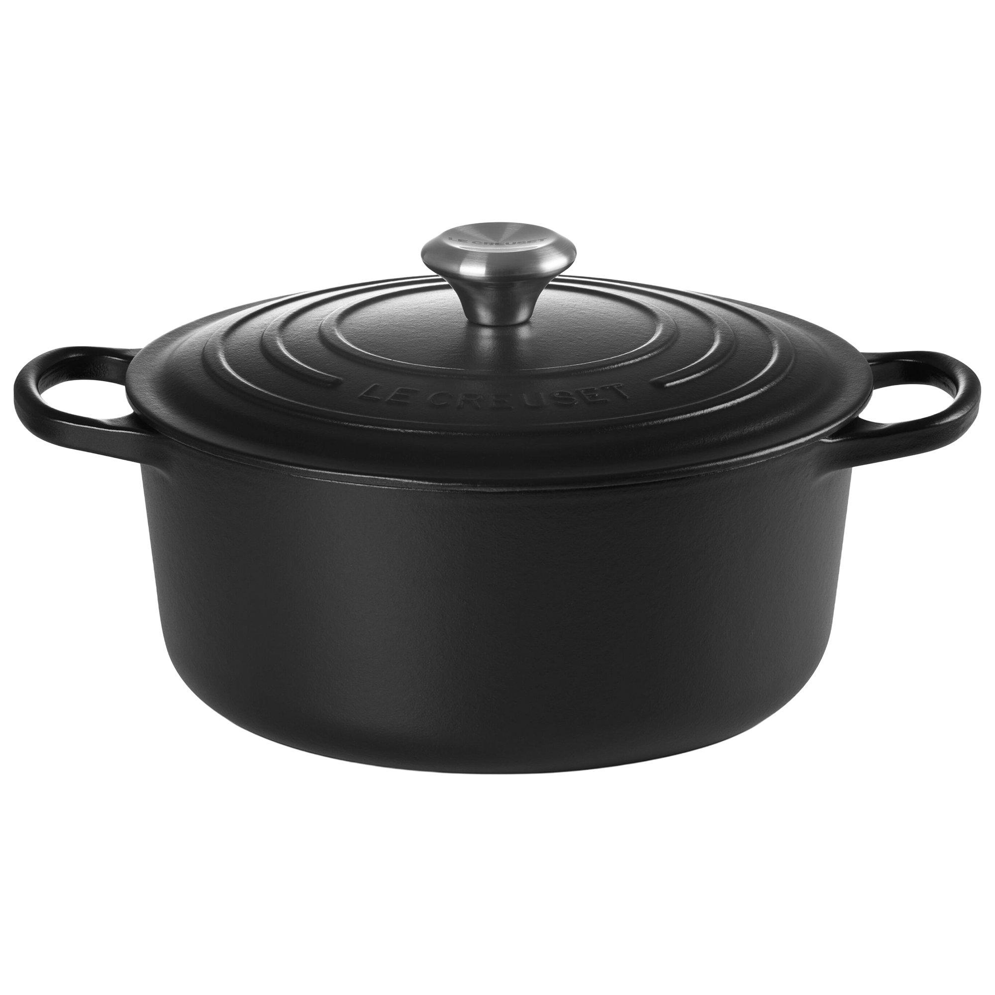 Le Creuset braadpan - cocotte 26cm, 5,3L zwart