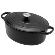 Le Creuset braadpan - cocotte ovaal 27cm, 4,1L zwart