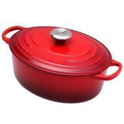 Cocotte ovale Le Creuset 27 cm, 4,1 L rouge