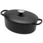 Bild für Le Creuset Bräter/Cocotte oval 29 cm, 4,7 l schwarz