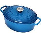 Le Creuset Bräter/Cocotte oval 29 cm, 4,7 l blau