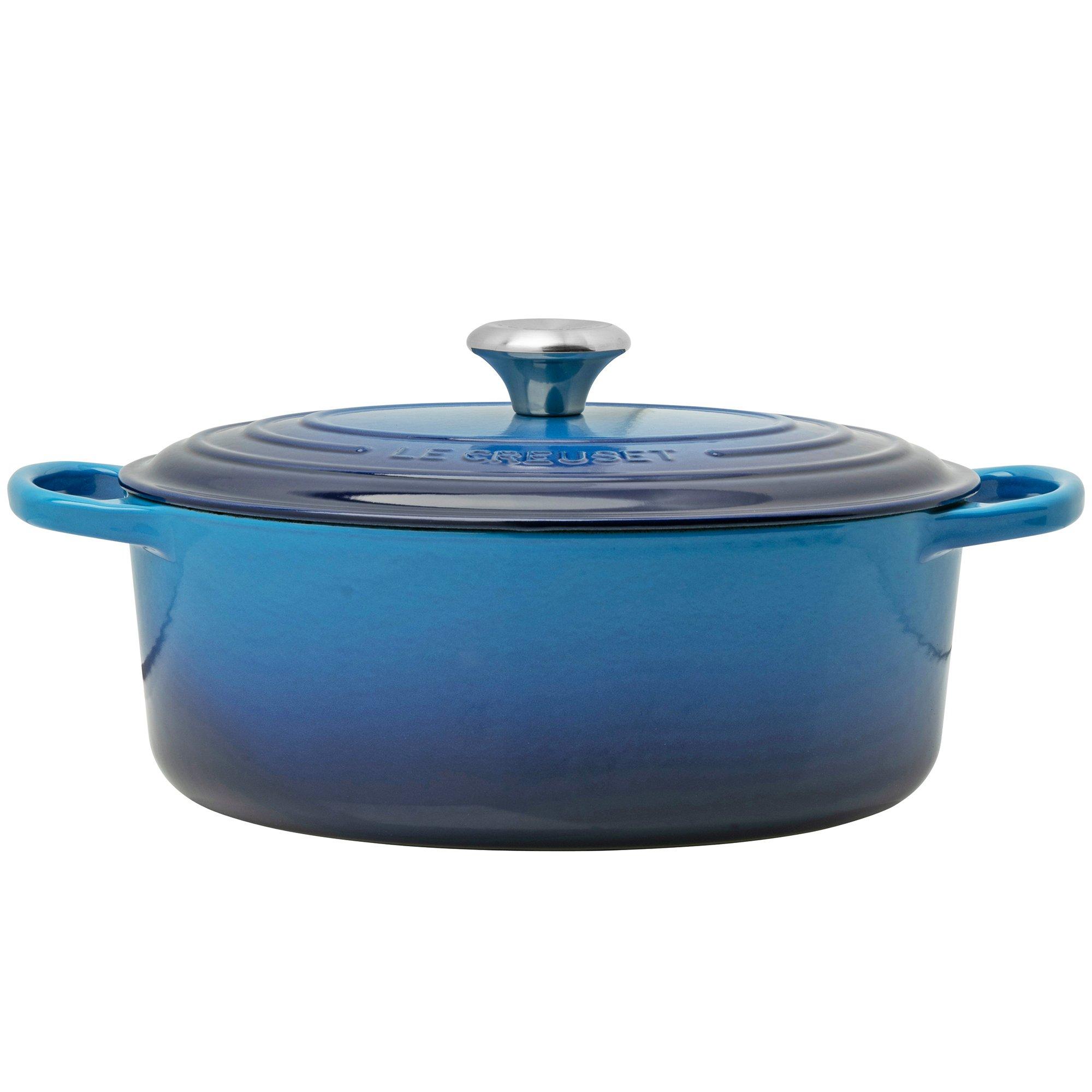 Le Creuset Signature oval casserole, 21178292202430 azure 29 cm, 4.7 L