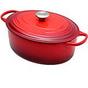 Bild für Le Creuset Bräter/Cocotte  oval 31 cm, 6,3 l rot