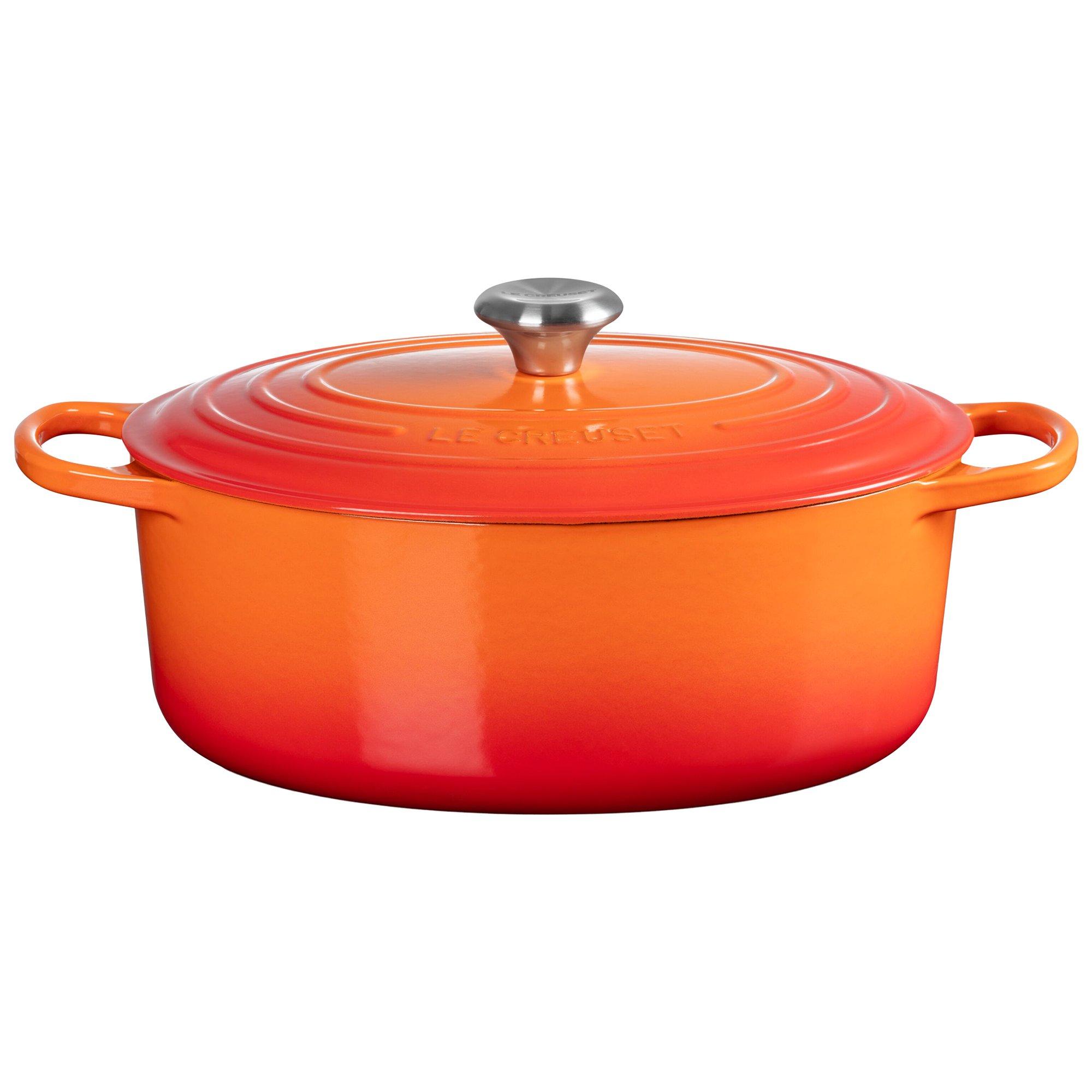Le Creuset braadpan - cocotte ovaal 31cm, 6,3L oranje