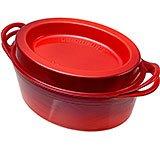 Cocotte Doufeu fonte émaillée ovale 32 cm 7,2 L Le Creuset 