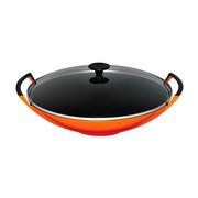 Le Creuset La Fonte émaillée wokpan 36 cm, oranje