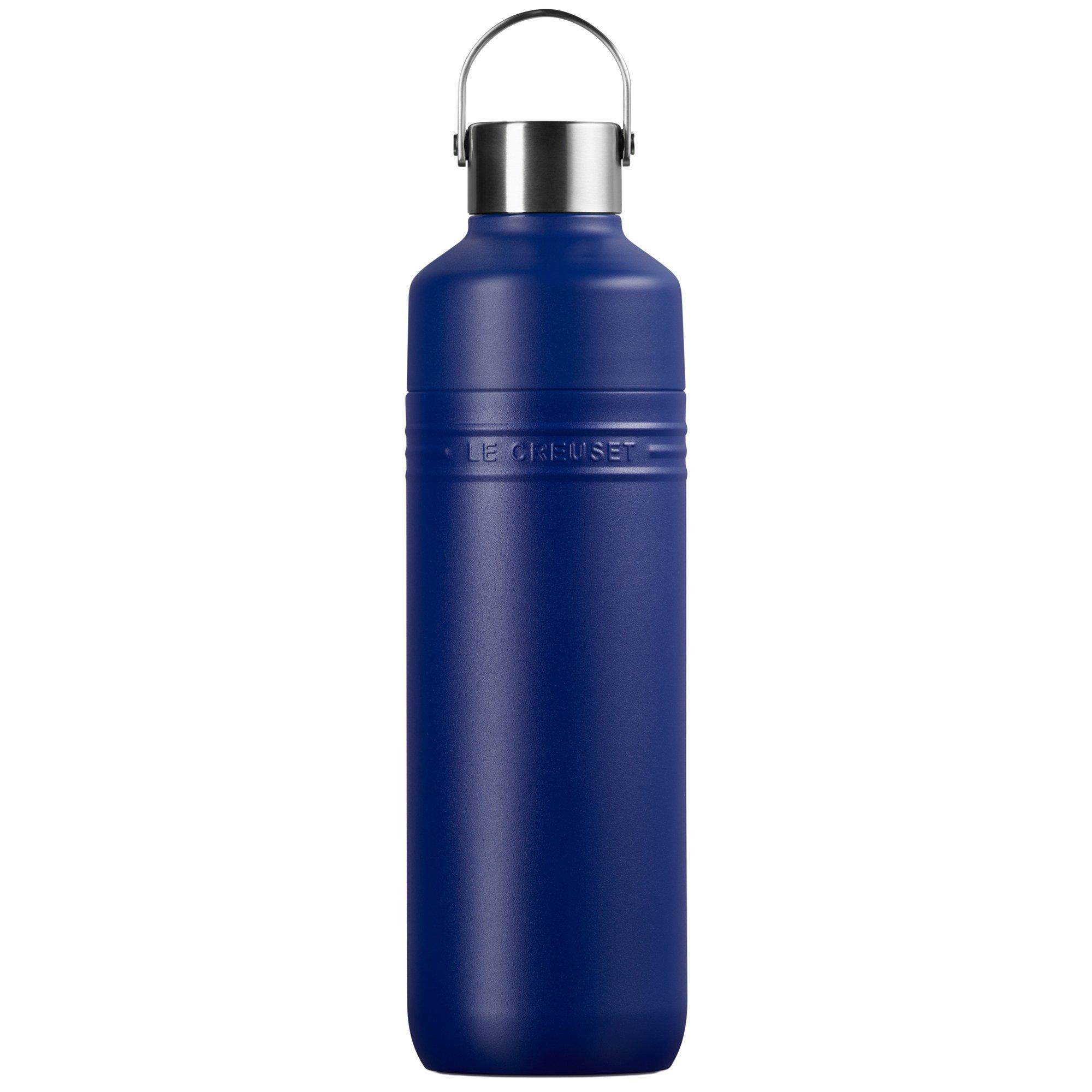 Le Creuset On The Go 41066332200001 dubbelwandige drinkfles, Azure, 1,0 L