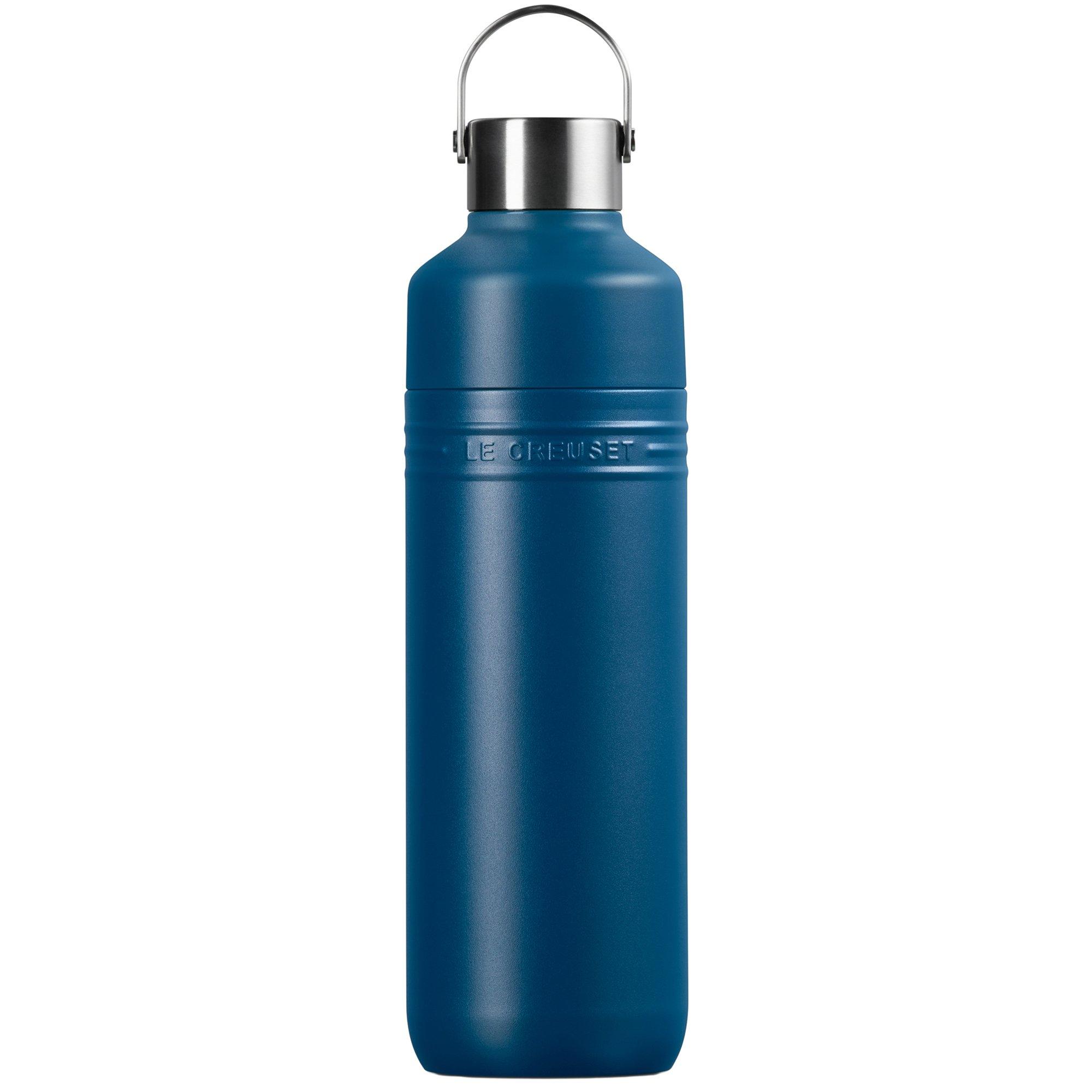 Le Creuset On The Go 41066336420001 insulated water bottle, Deep Teal, 1.0 L