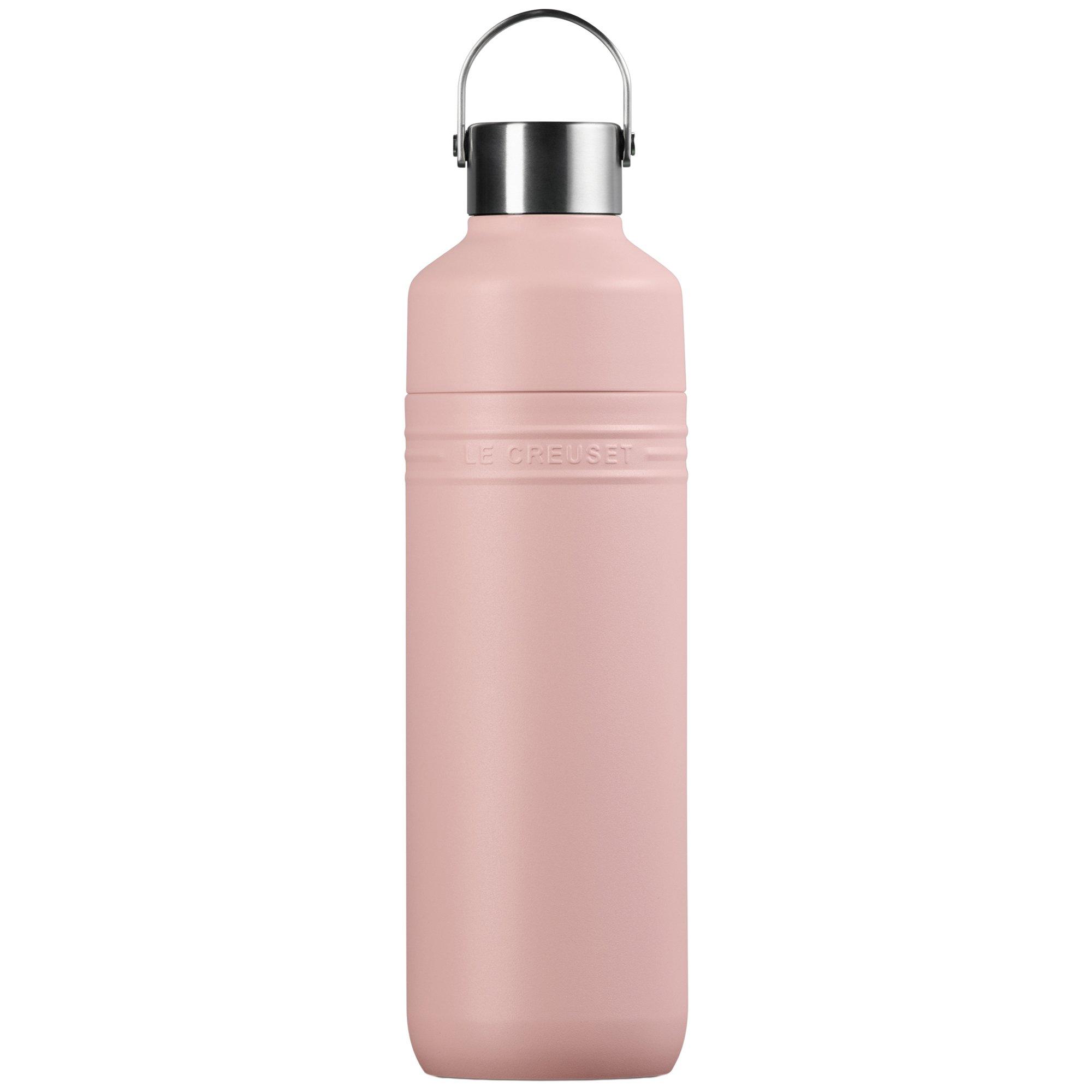 Le Creuset On The Go 41066337770001 dubbelwandige drinkfles, Shell Pink, 1,0 L