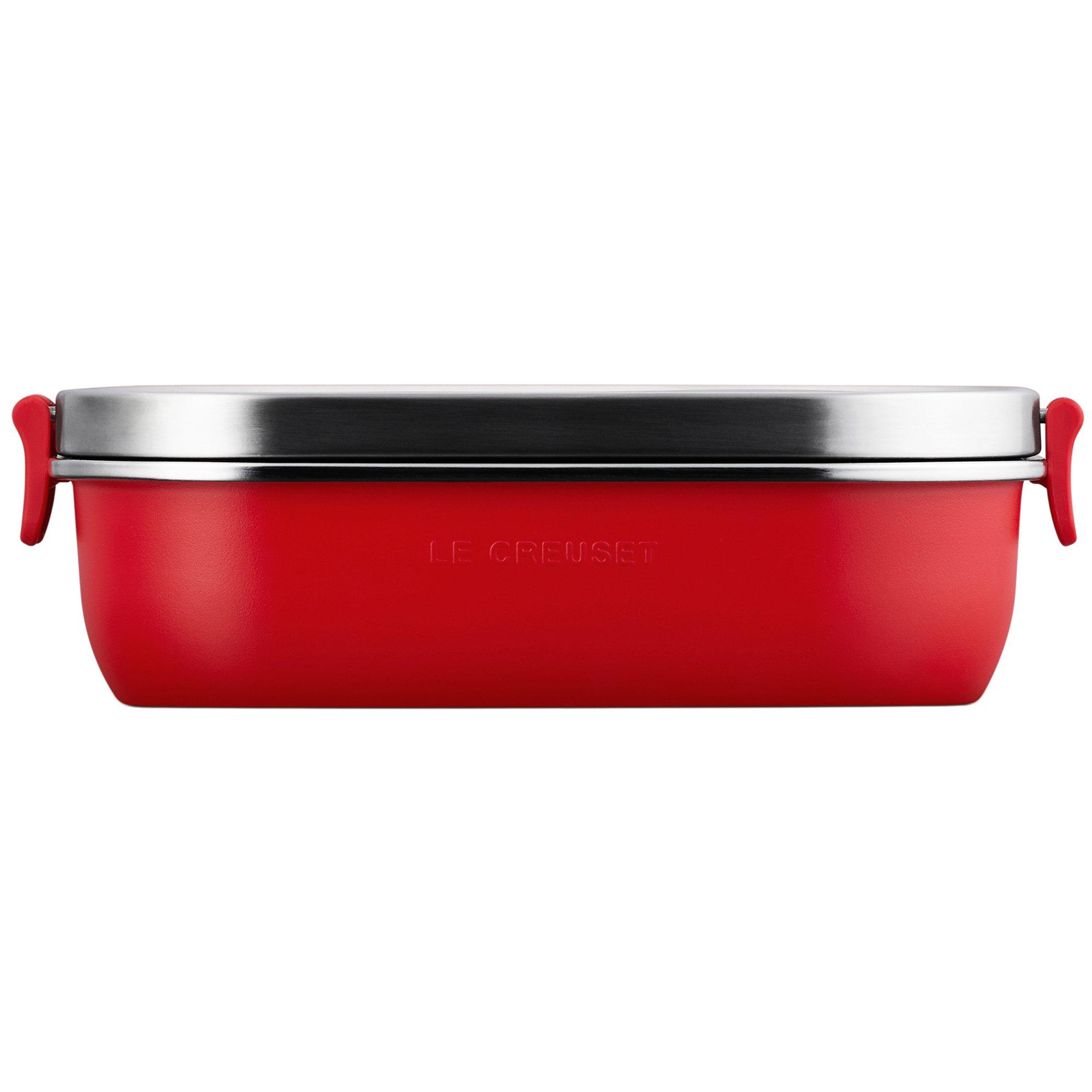 Le Creuset On The Go 41069220600001 lunch box, cherry red, 0.9 L