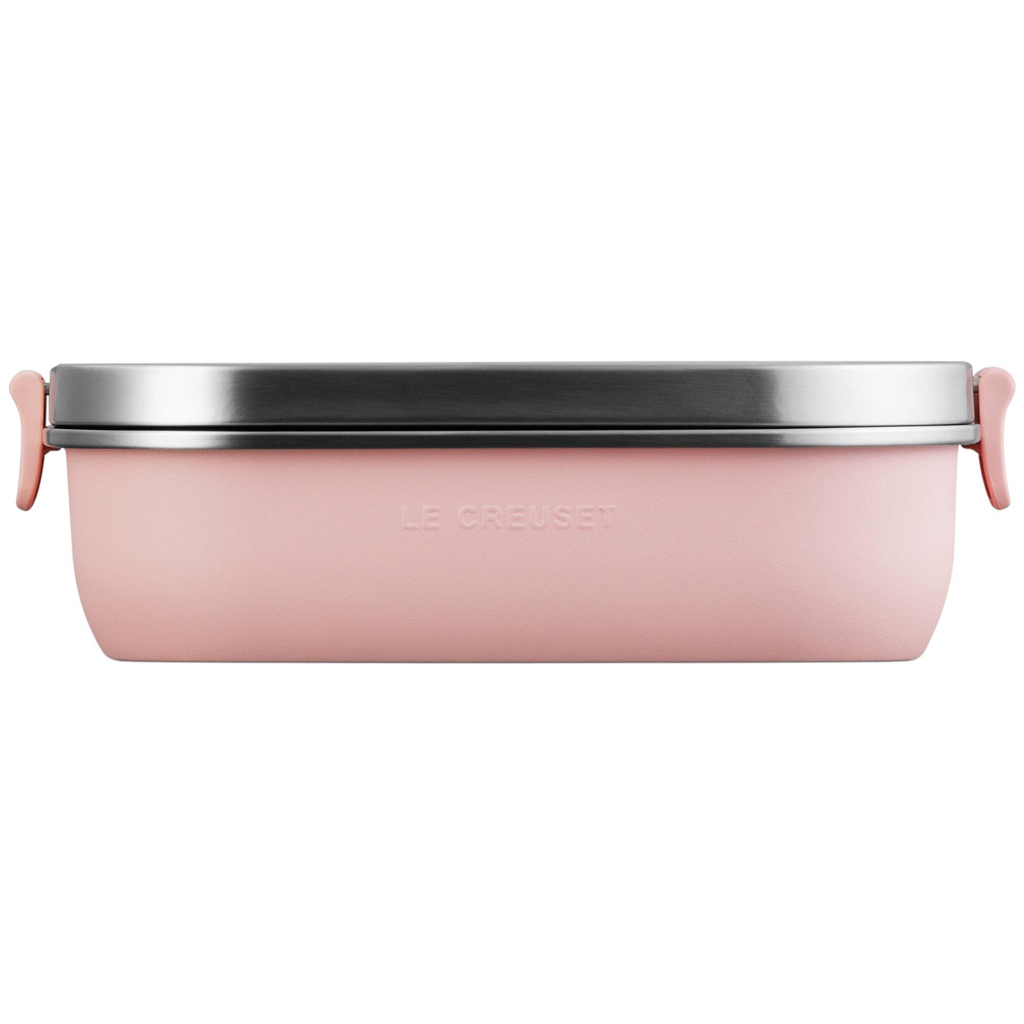Le Creuset On The Go 41069227770001 lunch box, Shell Pink, 0.9 L