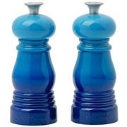 Le Creuset moulins à sel et à poivre 44900112200000 bleu azur, 12.5 cm