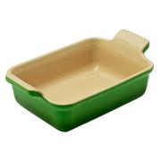 Le Creuset rectangular oven dish, 1.1 L, 19 cm, green