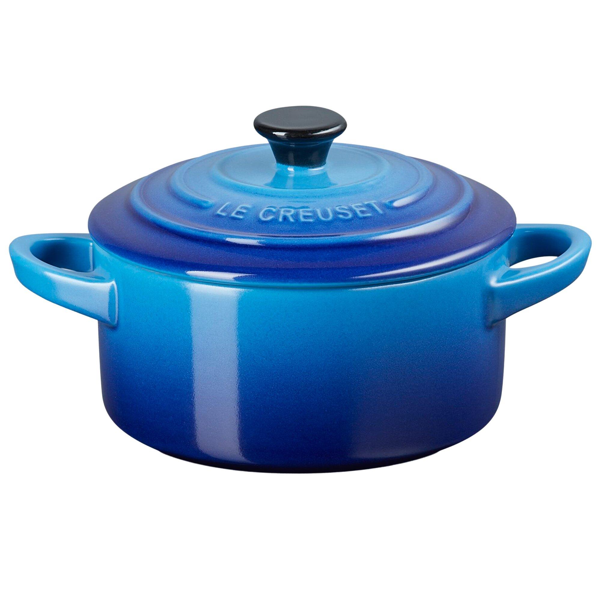 Le Creuset Les Céramiques Mini Cocotte/ Bräter 71901102200100 Azure, 10 cm, 0,25 L