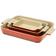 Image for Le Creuset oven dishes 79161000600080 set of 3, rectangular, red
