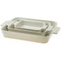 Bild für Le Creuset Auflaufform 79161007160080 3er Set, rechteckig, meringue (cremeweiß)