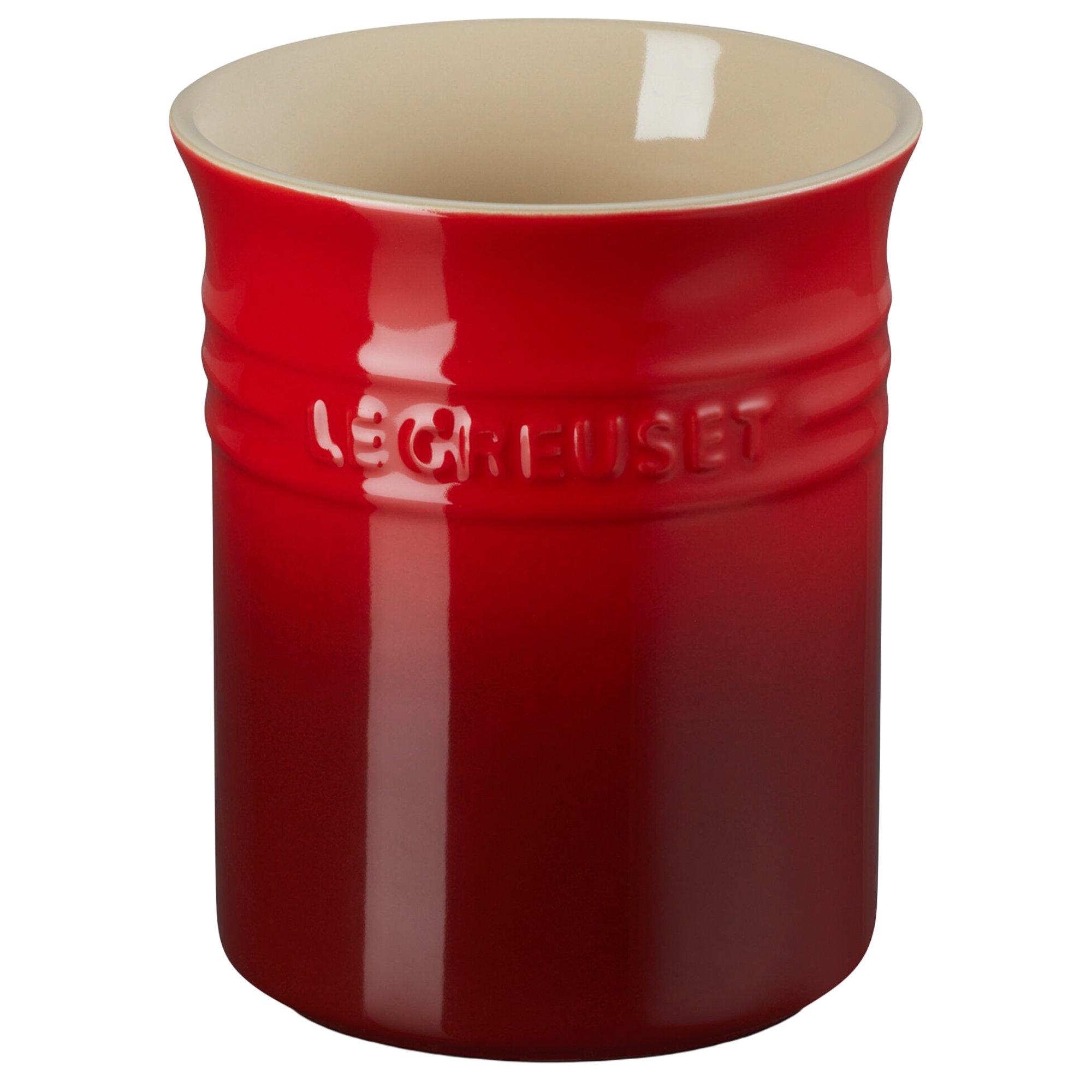 Le Creuset Behälter für Kochutensilien kirschrot, 15 cm