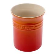 Le Creuset utensil jar orange-red, 15 cm