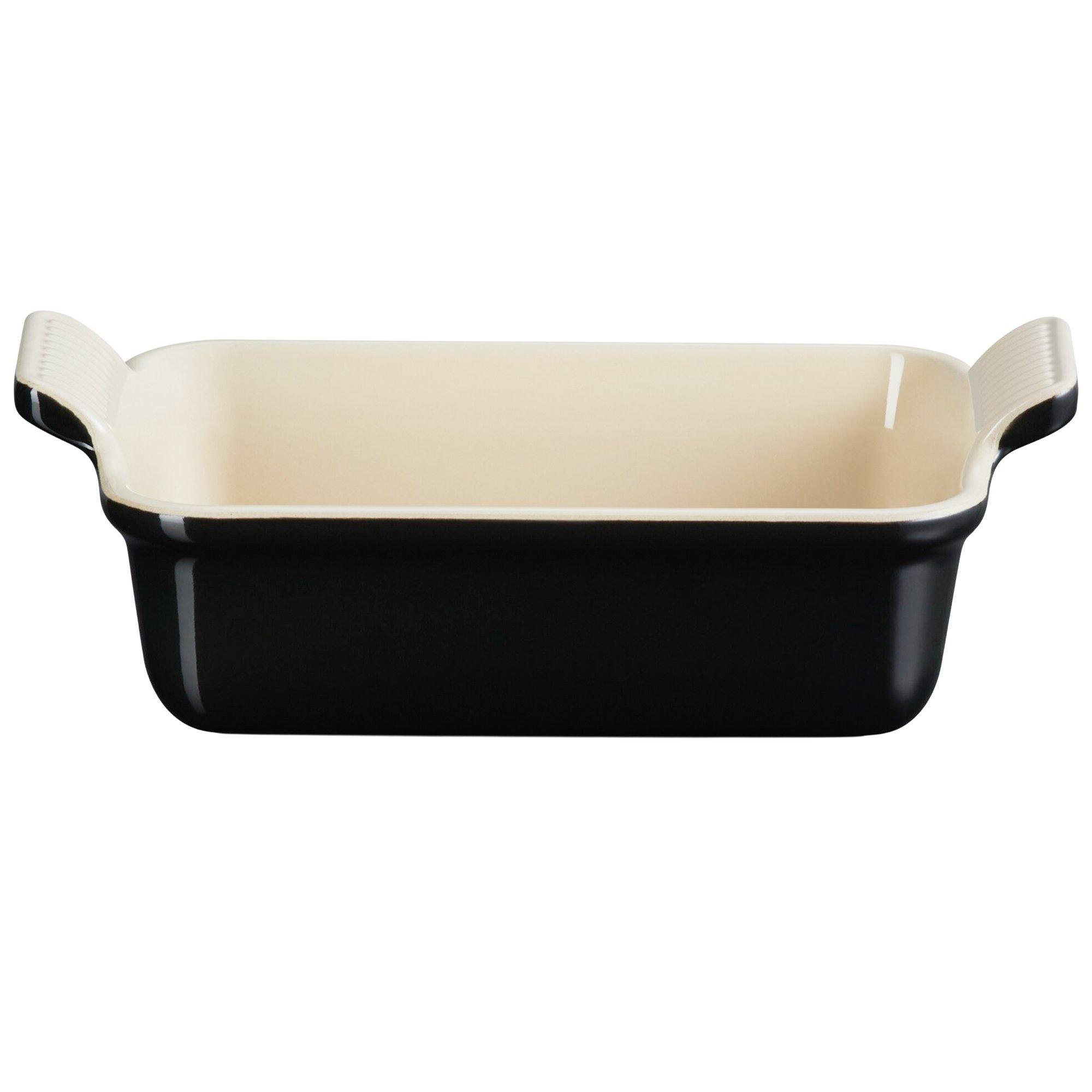 Le Creuset Auflaufform rechteckig 1,1L , 19 cm, schwarz