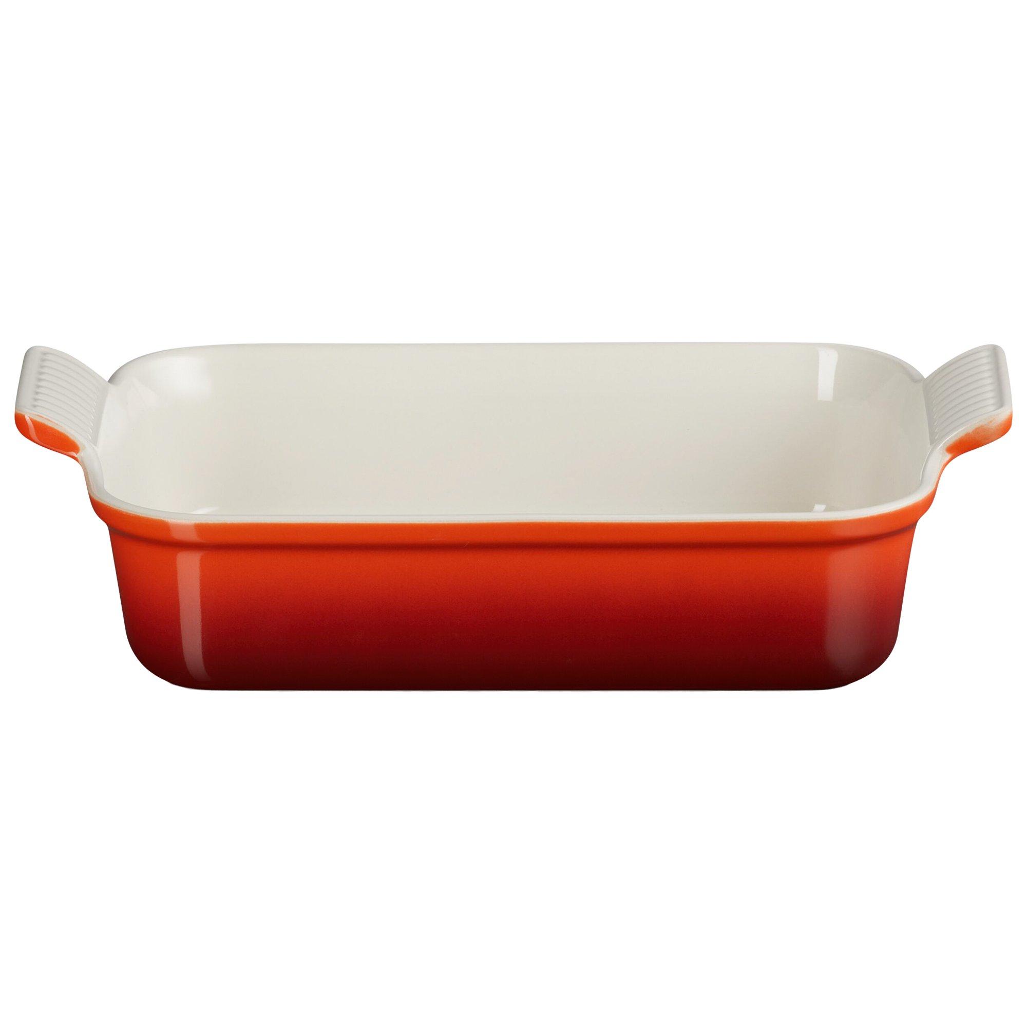 Le Creuset Auflaufform rechteckig 2,4L , 26 cm, rot