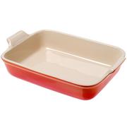 Le Creuset plat à four rectangulaire 4L, 32 cm, orange-rouge