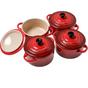 Bild für Le Creuset Les Céramiques Mini-Cocotte Set 10 cm, kirschrot